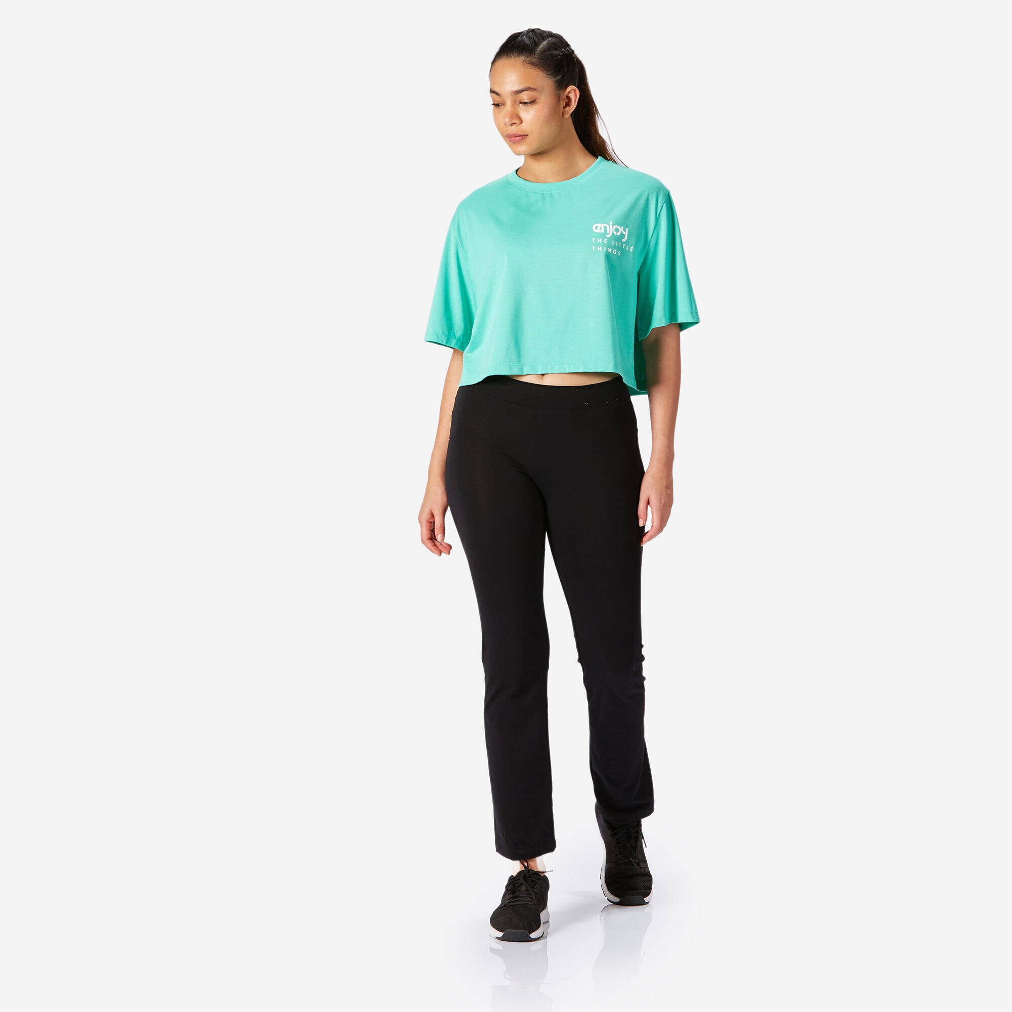 Women's Crop Top - Fresh Mint Green -  2