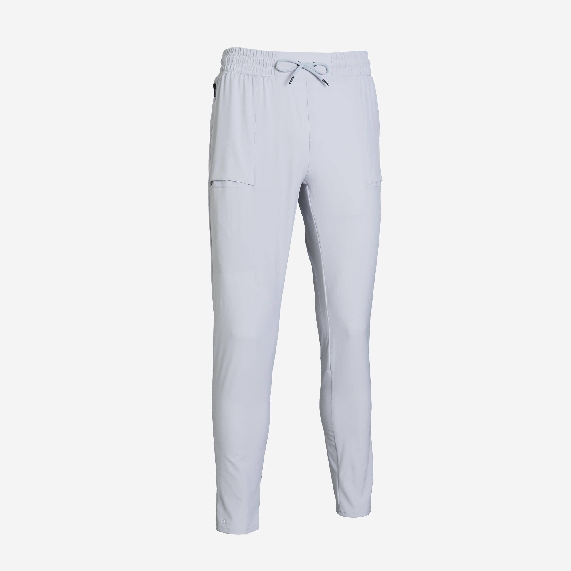 Men Gym Trackpant Convertible, Jog Fit, Quick Dry, Zip Pockets, 500 - Pearl Grey -  2