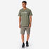 Men's Regular Cotton Fitness T-Shirt - Khaki Green