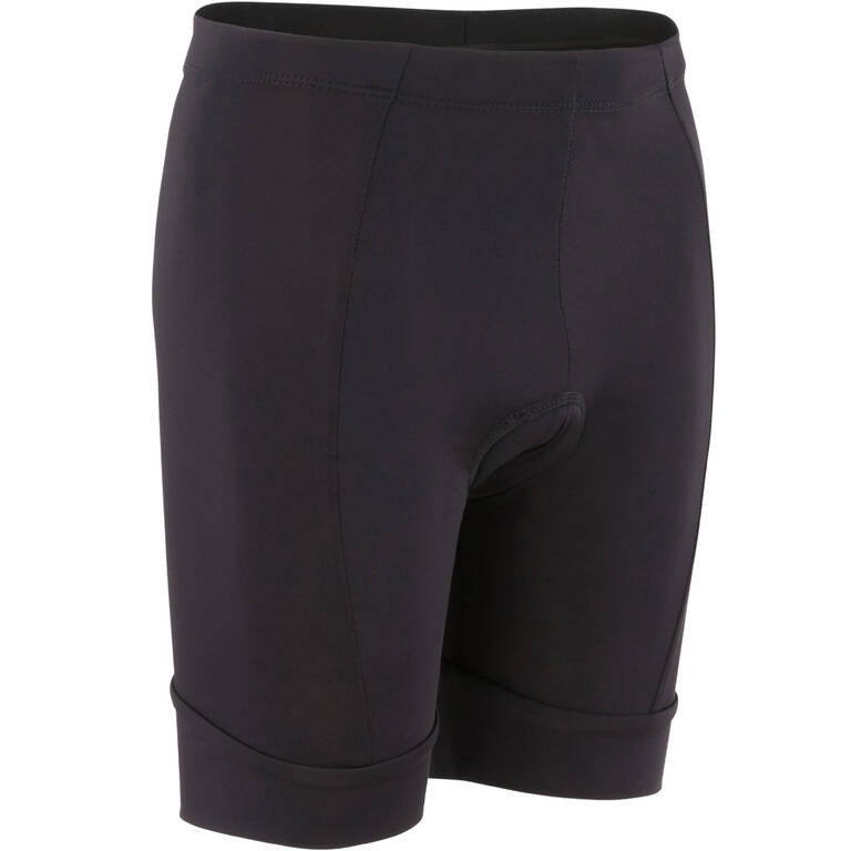 Kids' 7-13 Years Cycling Shorts 100 - Black