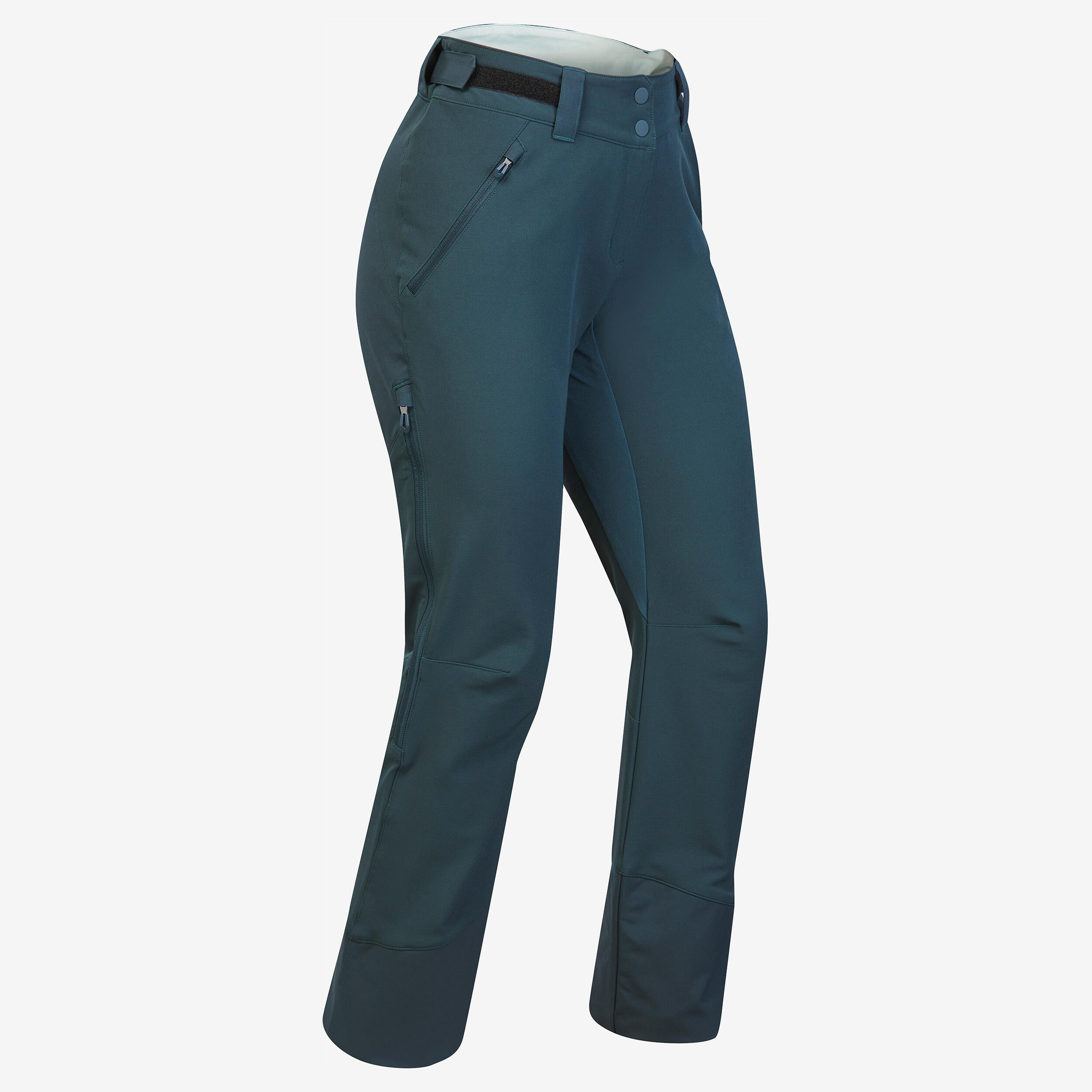 Pantalón de senderismo cálido y perlante mujer, SH500 VENTIL verde  7/11