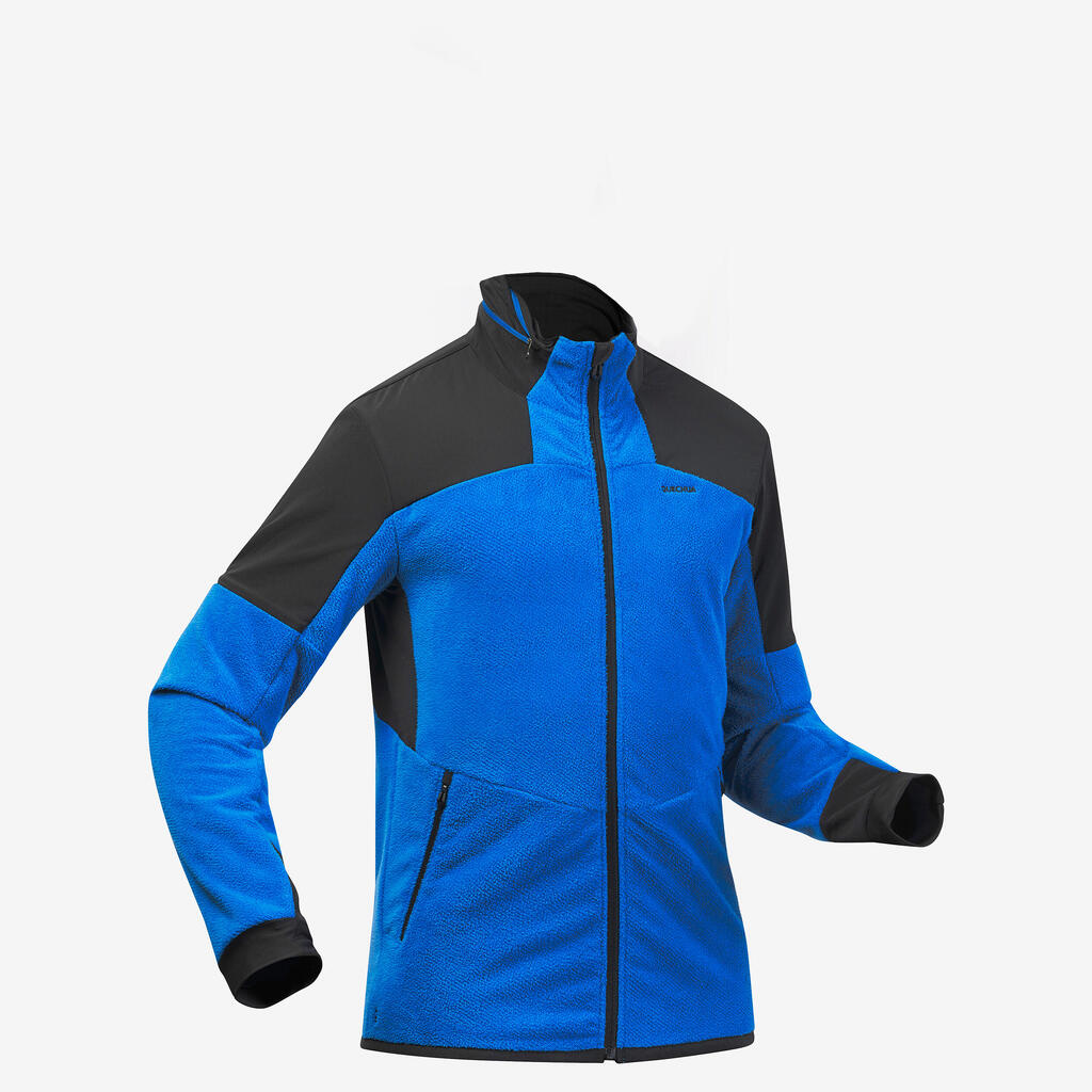 Men's hiking warm fleece jacket - SH500 MOUNTAIN