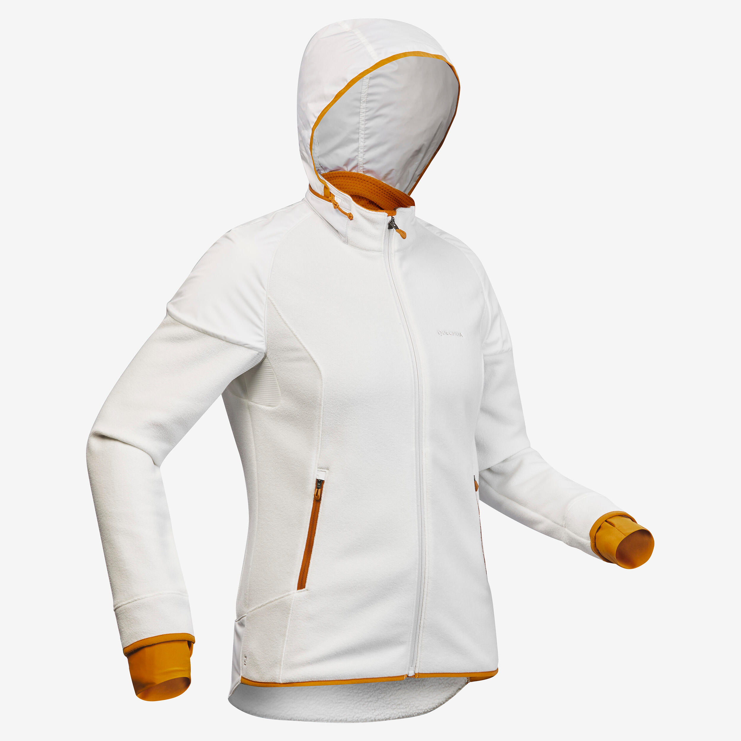 Chaqueta polar de montaña y nieve con capucha Mujer Quechua SH500 Mountain 7/11
