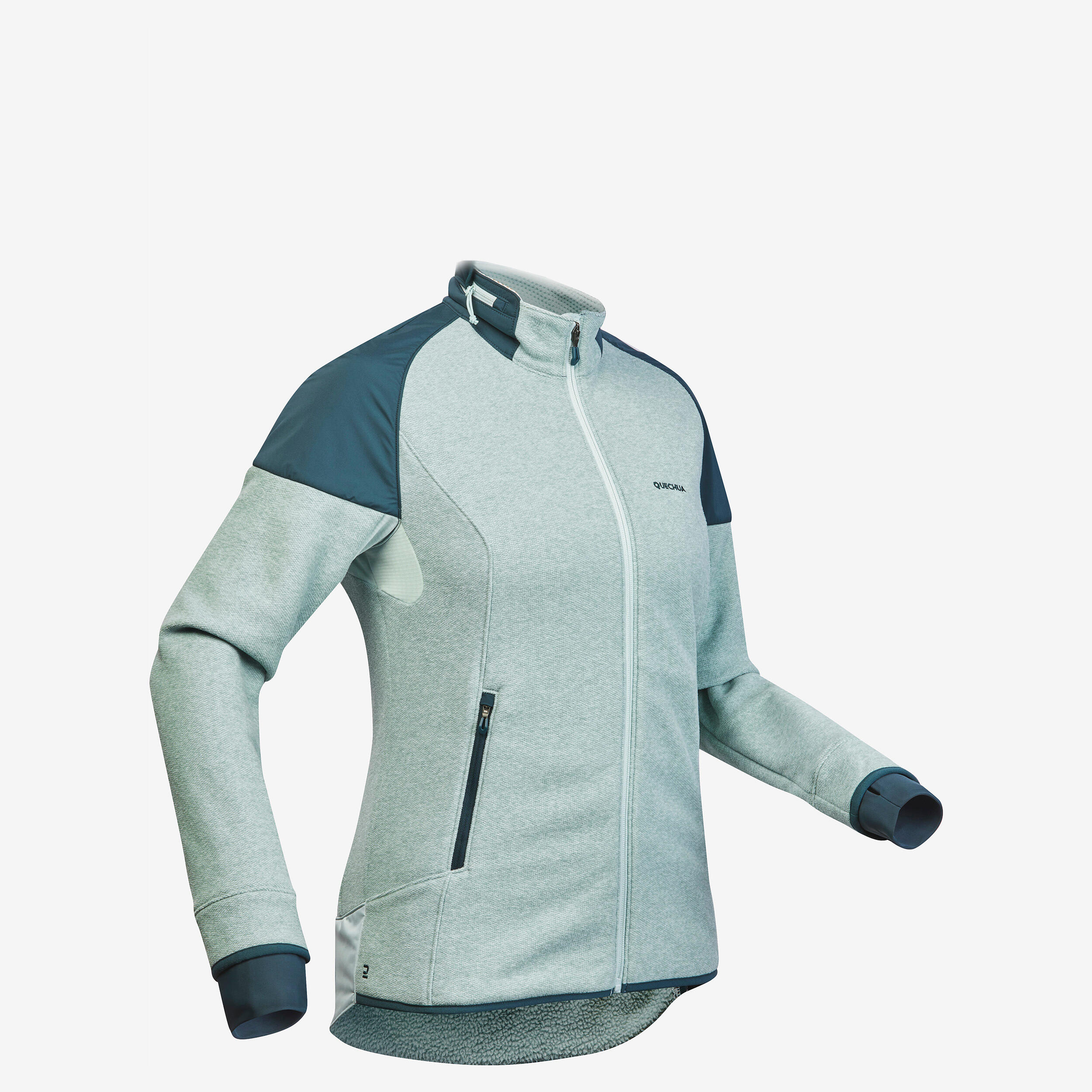 Veste de randonnée en polaire femme – SH 500 - QUECHUA