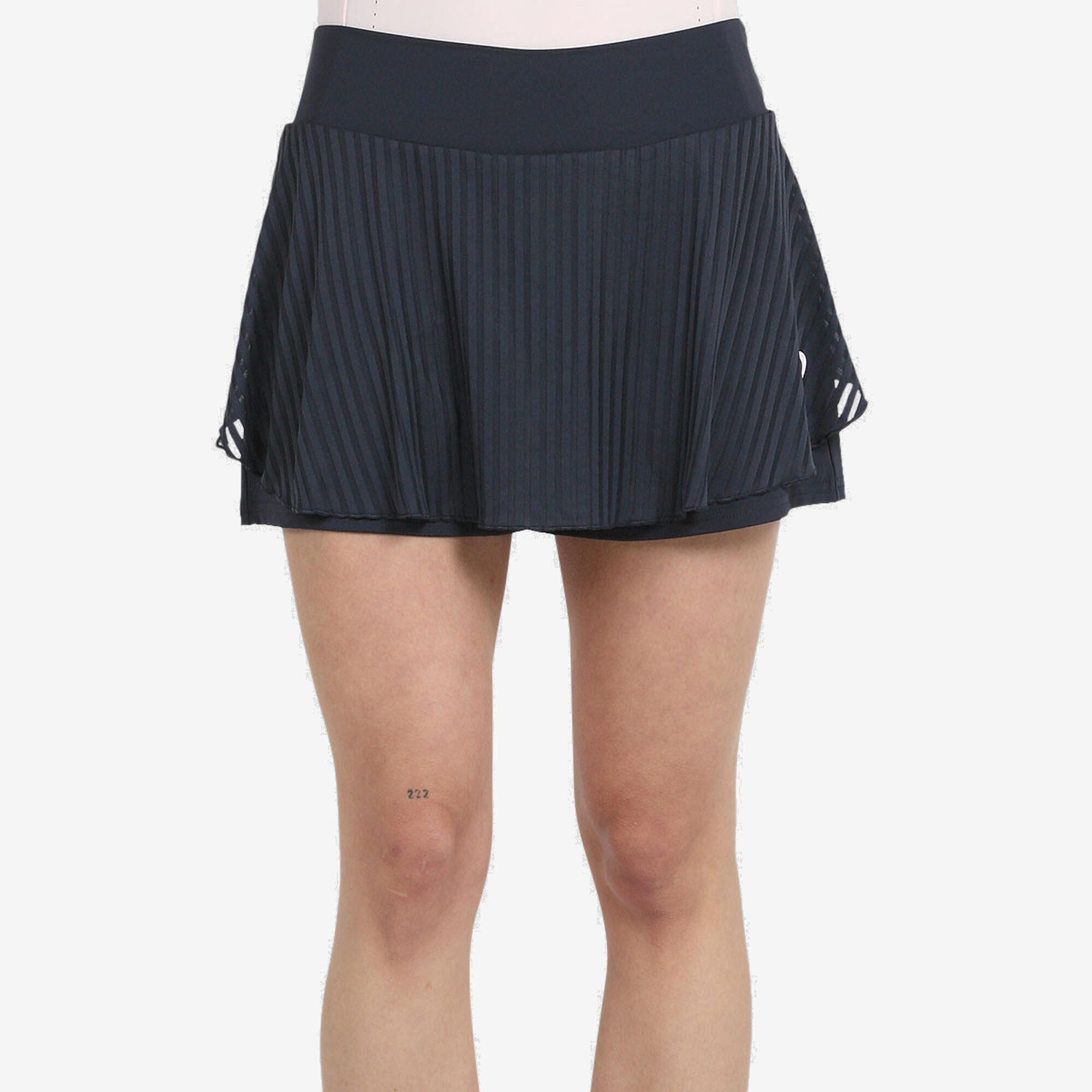 Falda de pádel técnica Mujer - Bullpadel Bogas negro 3/4