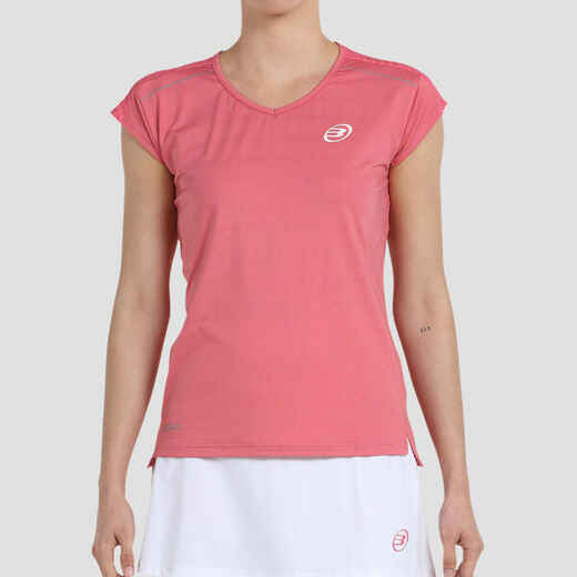 
      Women's Padel Technical Short-Sleeved T-Shirt Eleva - Pink
  