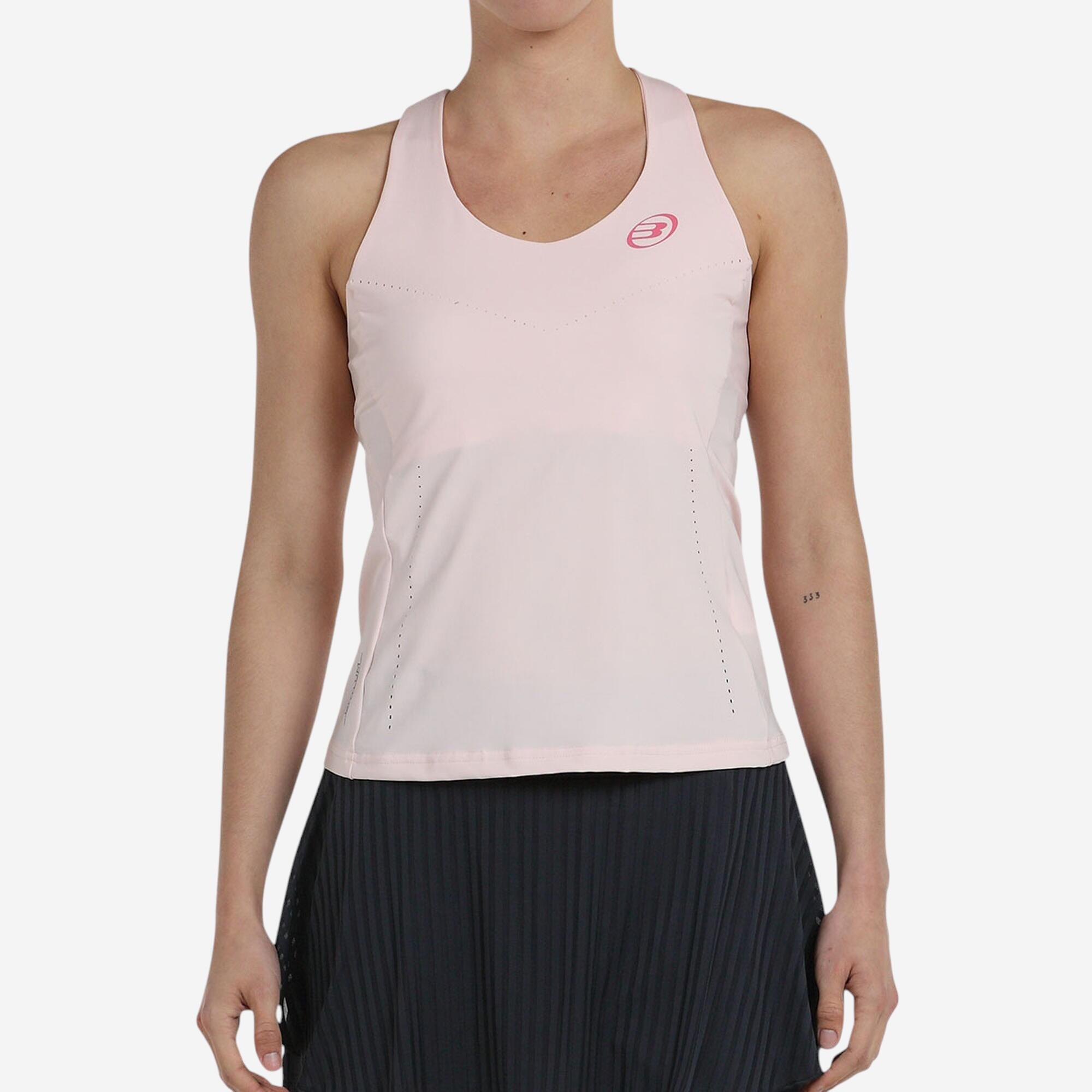 BULLPADEL Camiseta sin mangas de pádel técnica Mujer - Bullpadel Envio rosa