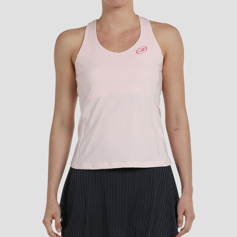 Camisola de alças de padel técnica Mulher- Bullpadel Envio rosa