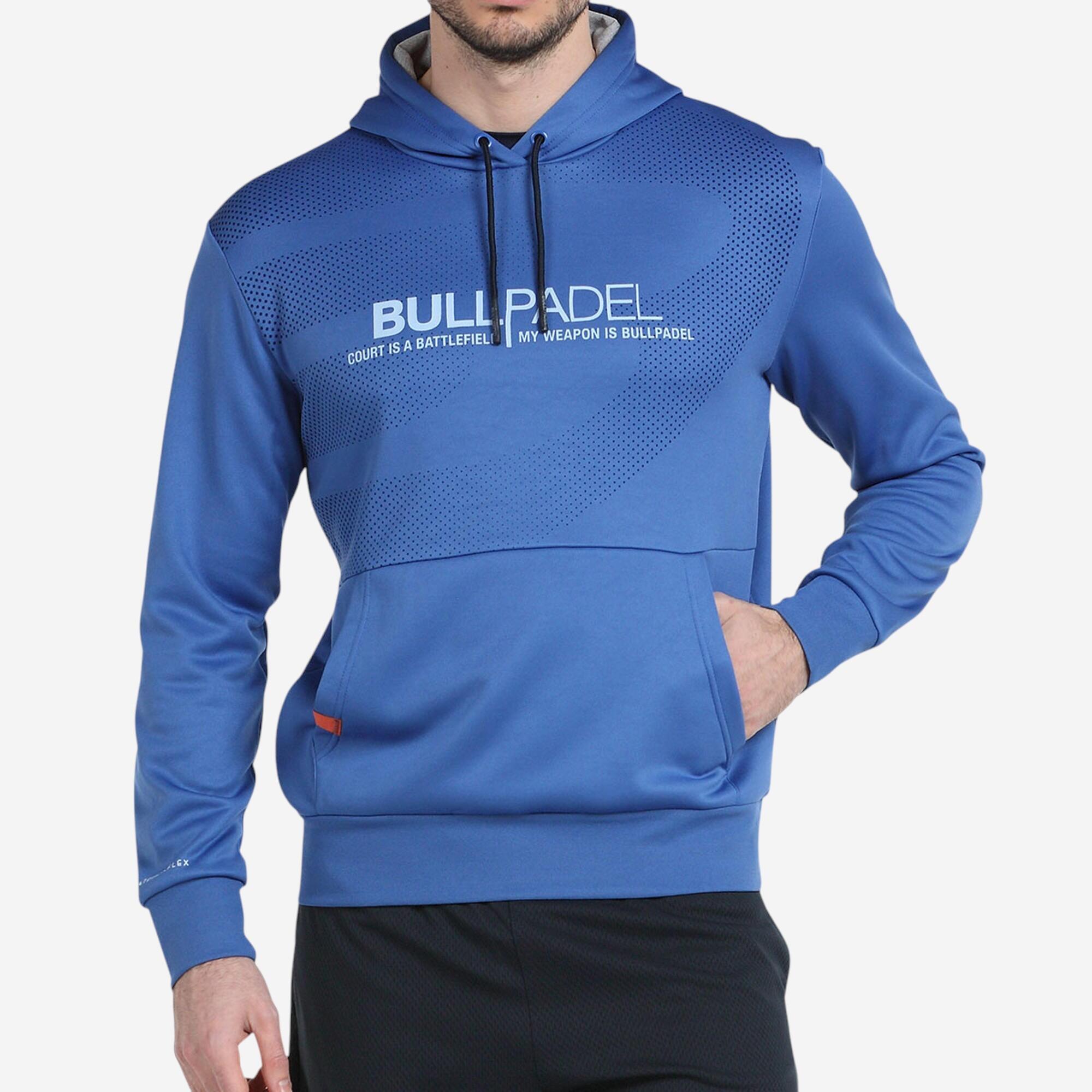 Bullpadel - Sweat De Padel À Capuche Homme- Bullpadel Grelo Bleu - Sweat-shirt - Padel Beach Tennis - Bleu - 48 Xl - Decathlon