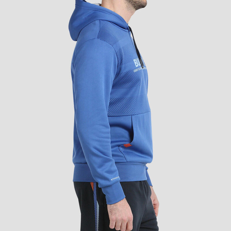 Sweat de padel à capuche Homme- Bullpadel Grelo Bleu