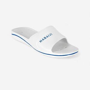 Chancla Piscina 100 Plus Hombre Blanco