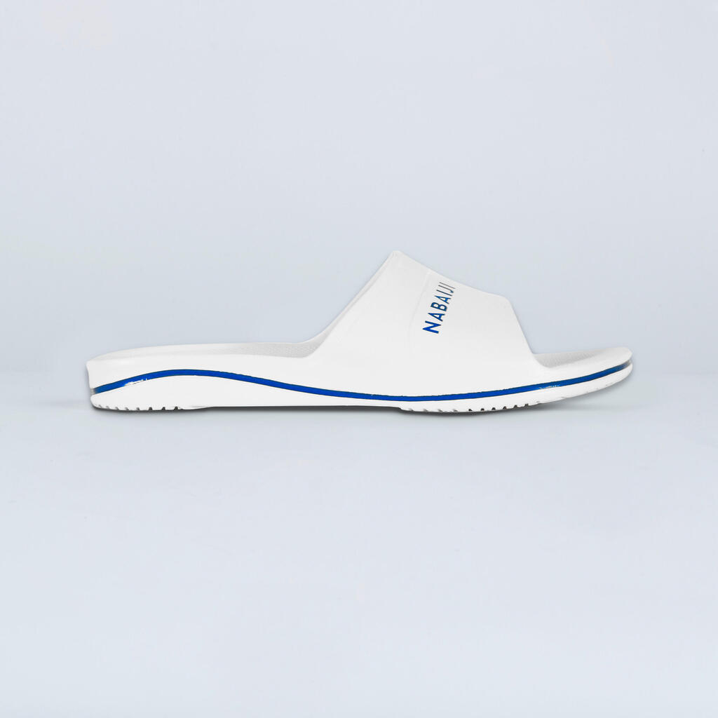 Chanclas para piscina para Adulto Nabaiji 100 blanca