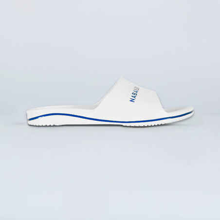 MEN'S POOL SLIDES 100 PLUS WHITE