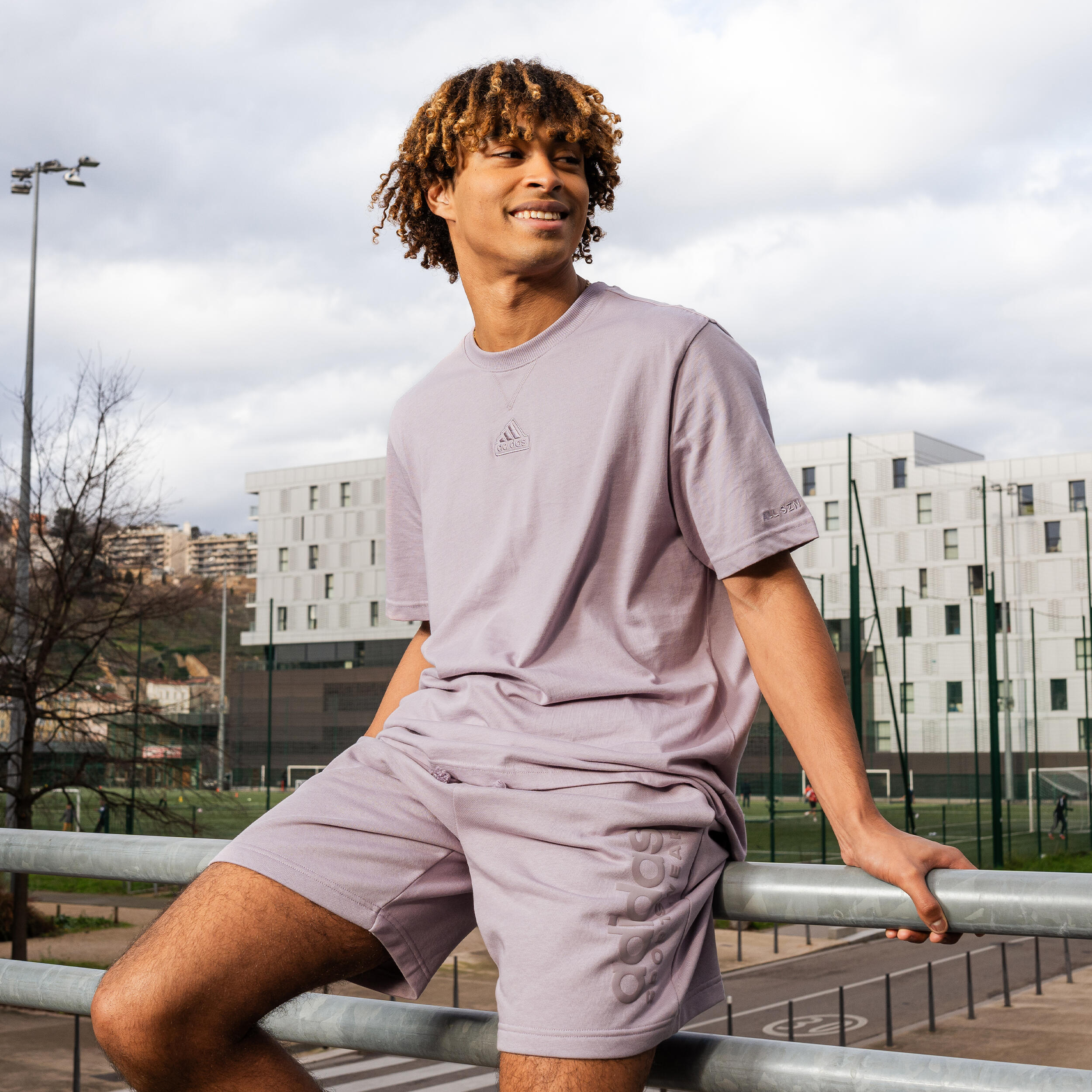 SHORT ALL SZN DE FITNESS SOFT TRAINING ADIDAS HOMME FIGUE 8/9