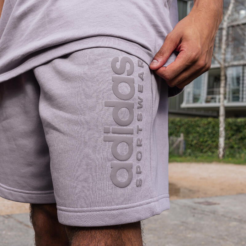 SHORT ALL SZN DE FITNESS SOFT TRAINING ADIDAS HOMME FIGUE