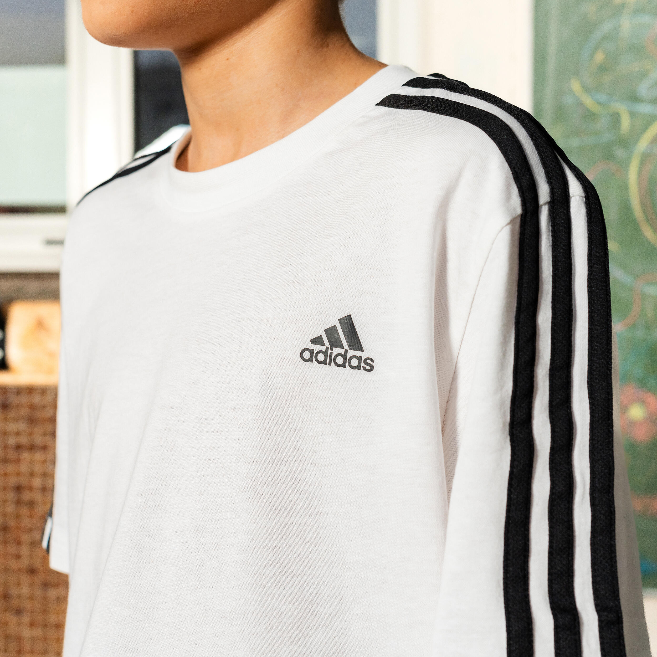 ADIDAS MAGLIETTA BAMBINI - BIANCO