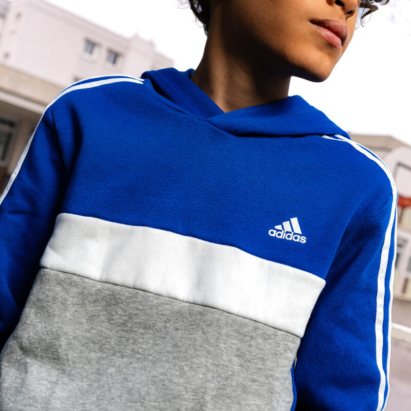 ADIDAS Kapuzenpullover Kinder - blau 