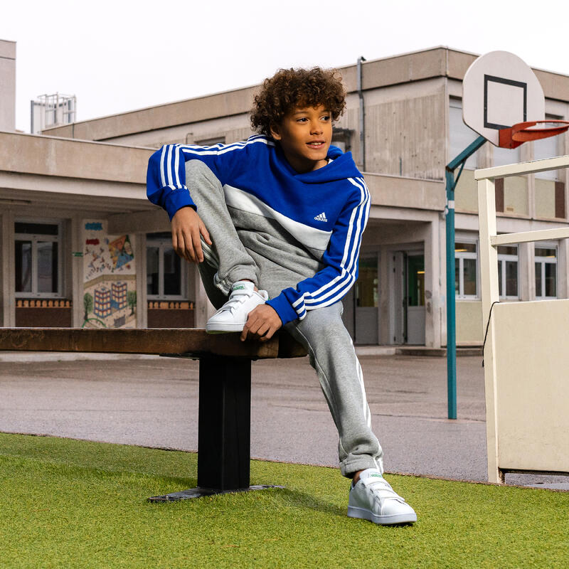 Sportschuhe Kinder Klettverschluss Adidas - Advantage weiss