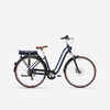 E-Bike City-Bike 28 Zoll Elops 900E niedriger Einstieg dunkelblau 