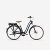 Bicicleta Ciclismo Urbano Elops 900 E Azul Oscuro Eléctrica Cuadro Bajo