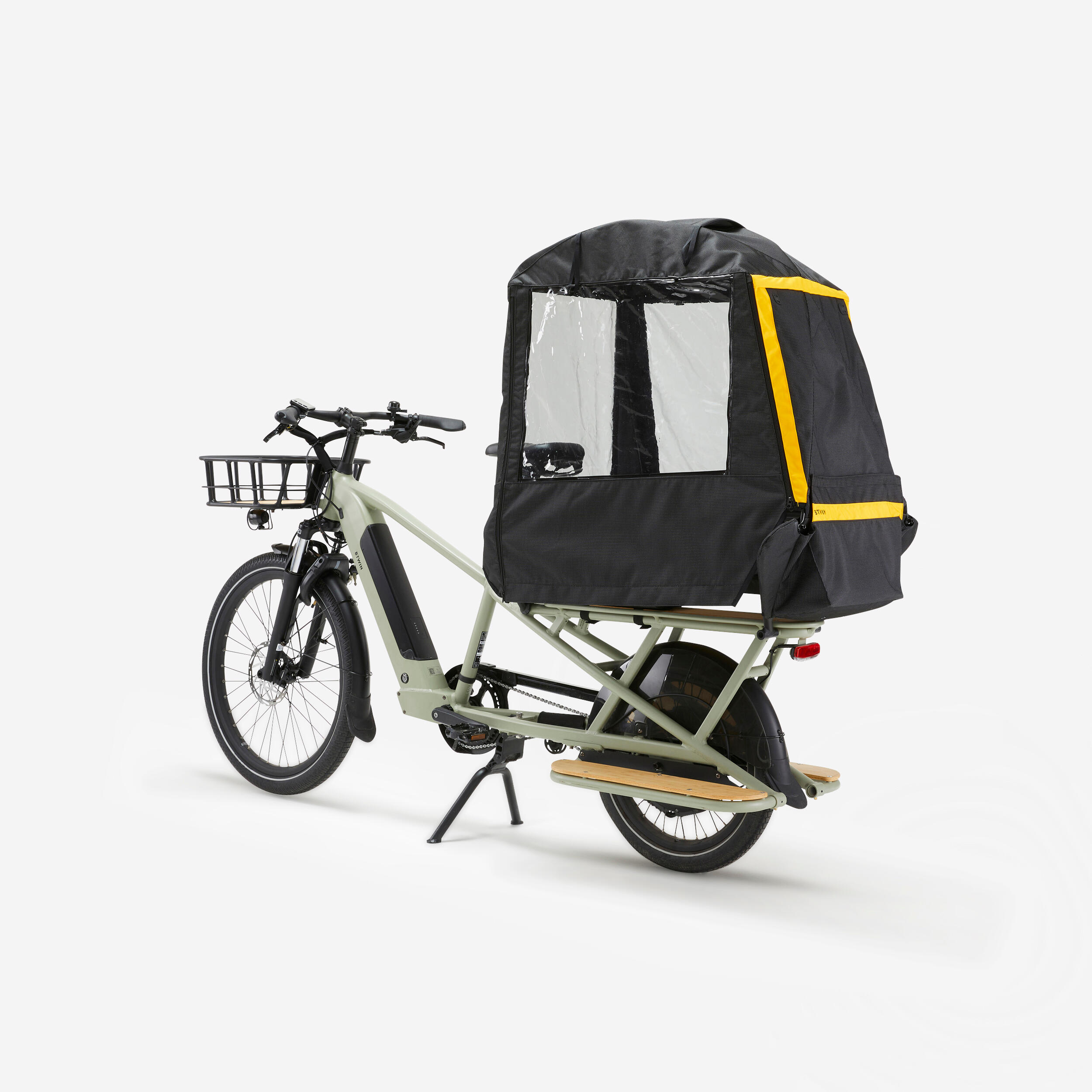Reflective Bike Rain Protector Longtail Cargo R500E DECATHLON Decathlon