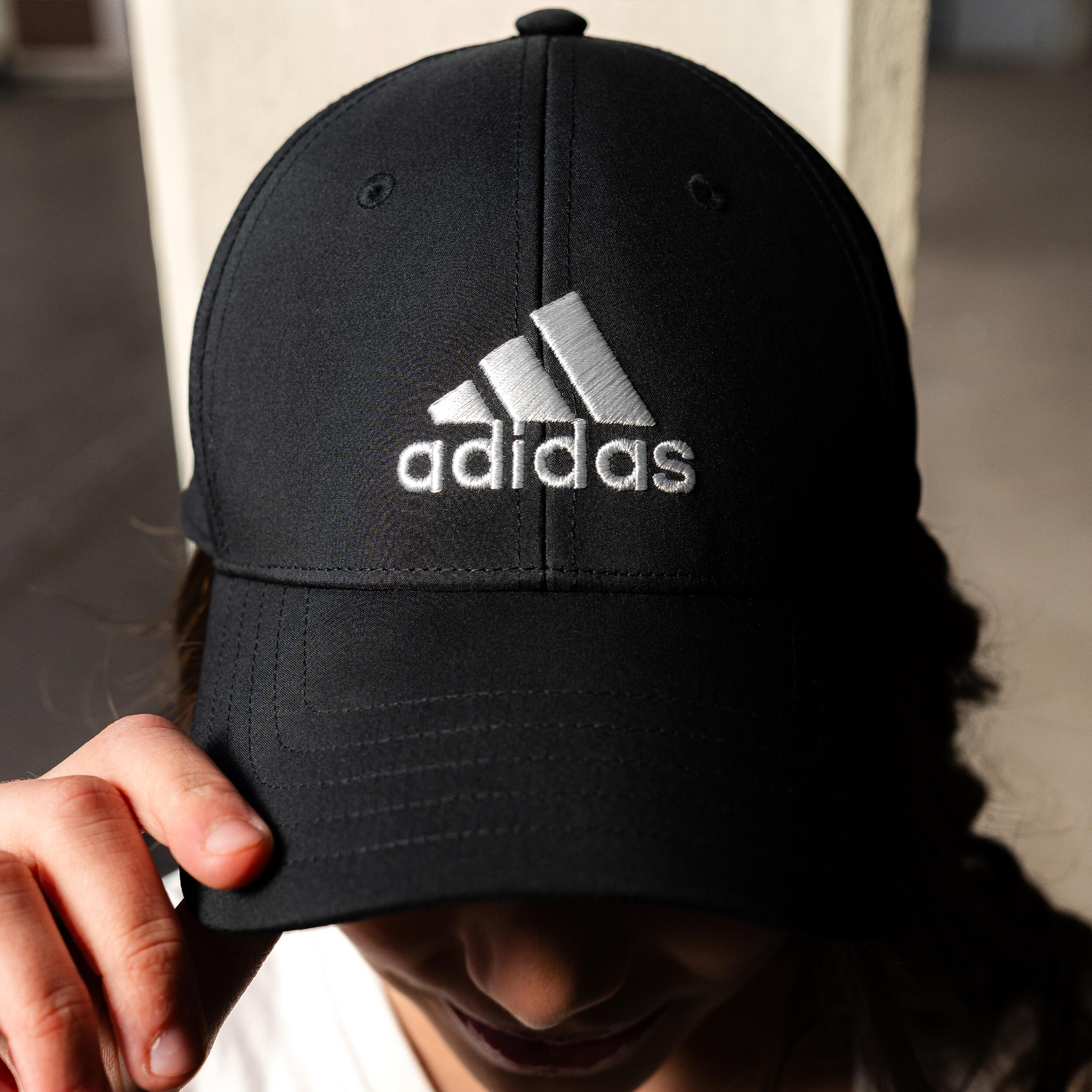 ADIDAS CHILDREN'S CAP - BLACK