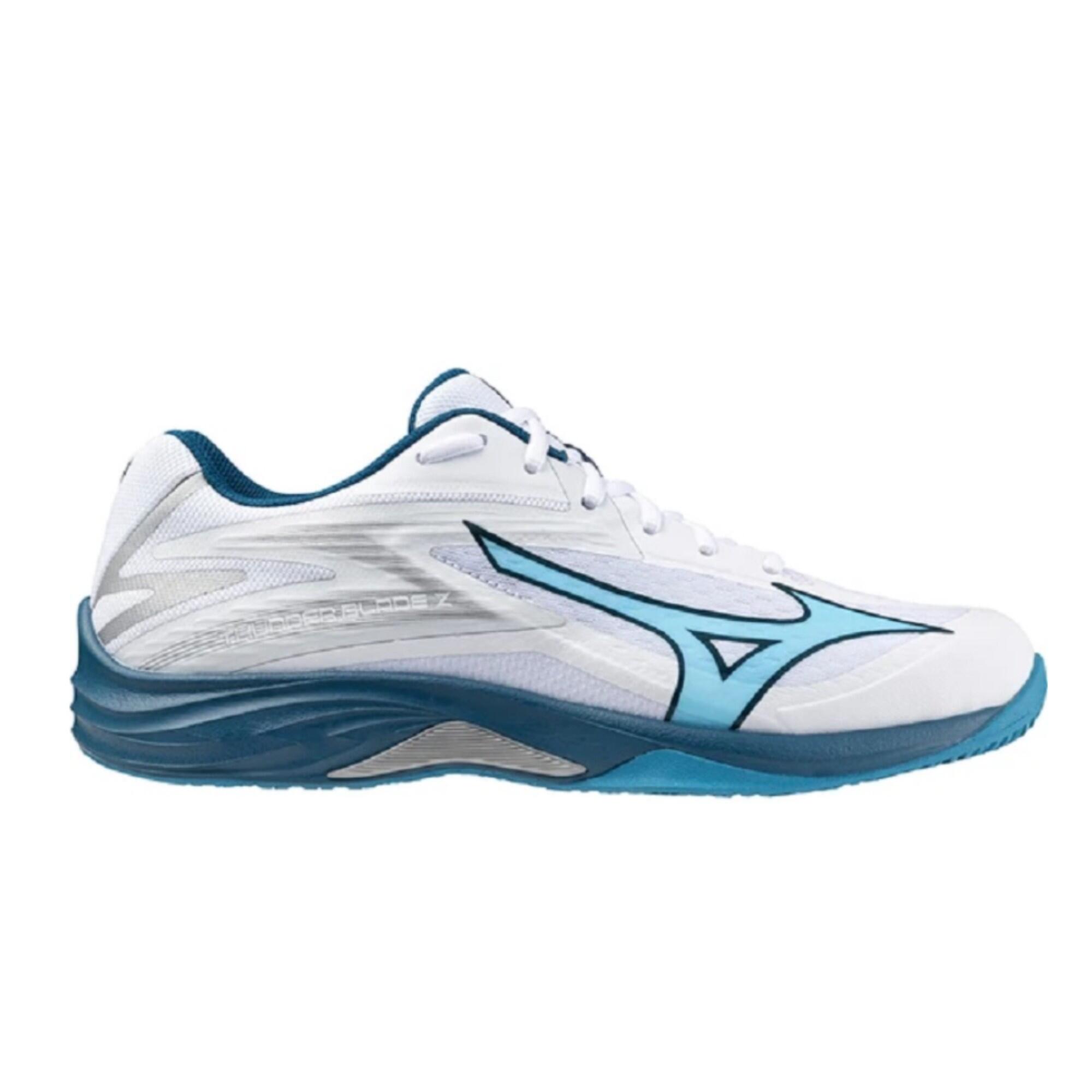 Mizuno Damen/Herren Handball Hallenschuhe – Thunder Blade Z weiß | 05059431732290 Mizuno Damen/Herren Handball Hallenschuhe – Thunder Blade Z weiß | 05059431732290