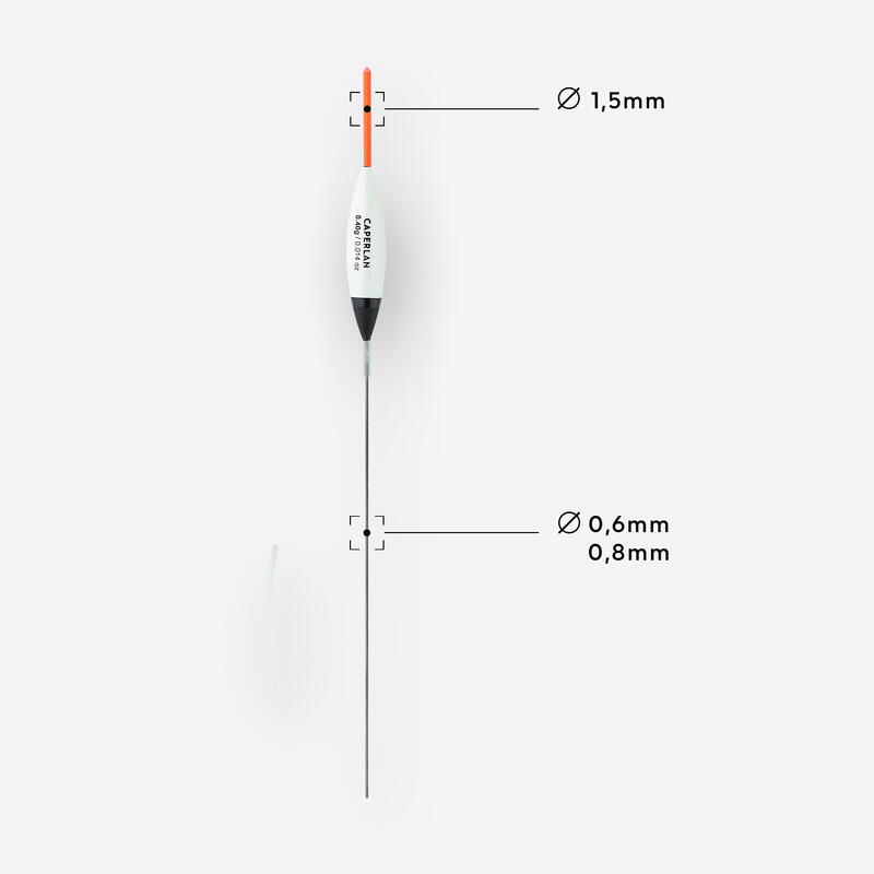 SERIE DE 4 FLOTTEURS PF- F900 C11 POUR LA PECHE DE LA CARPE AU COUP