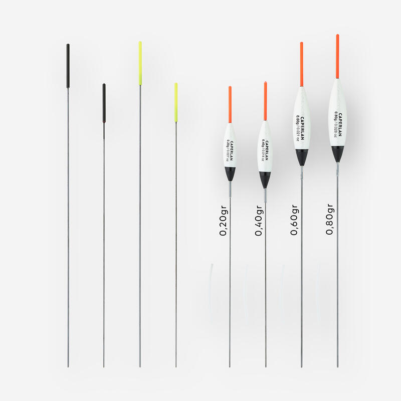 Dobber voor statisch karpervissen PF F900 C11 set met 4 stuks