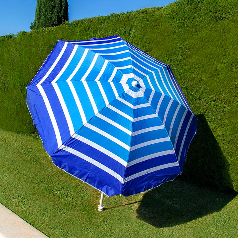 UMBRELA PLAJA PREMIUM  180 CM ALBASTRU