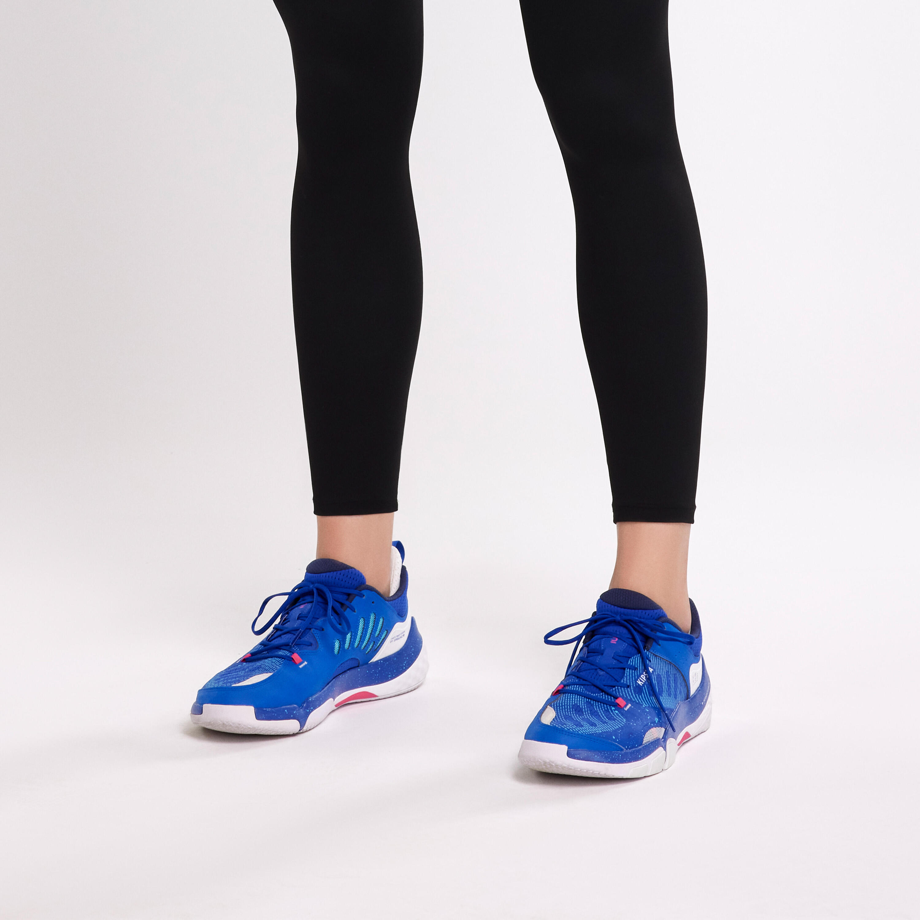 Lage volleybalschoenen voor volwassenen Cushion blauw 7/9