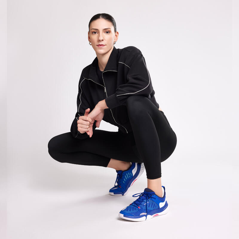 Chaussures de volleyball adulte - cushion basses bleu