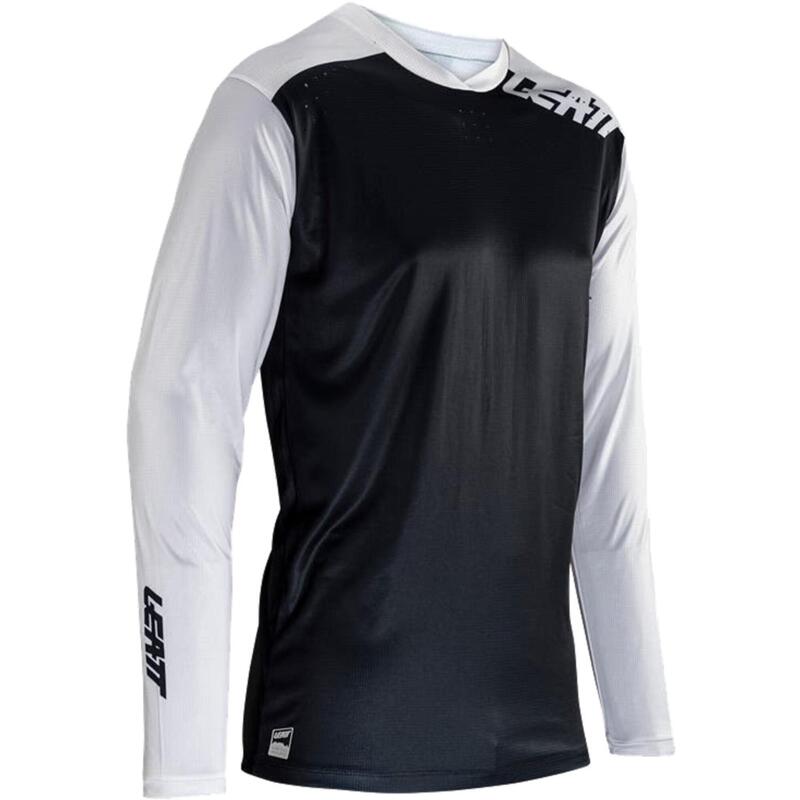 T-shirt manches longues Homme - Leat MTB Enduro 4.0 Jersey Noir /Blanc