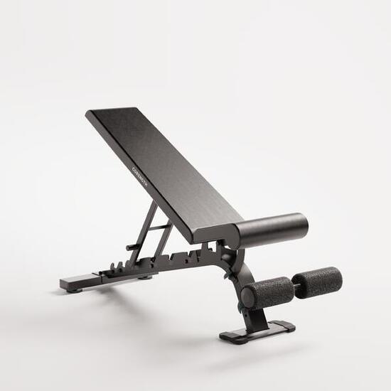 Banc de musculation renforcé, inclinable et déclinable