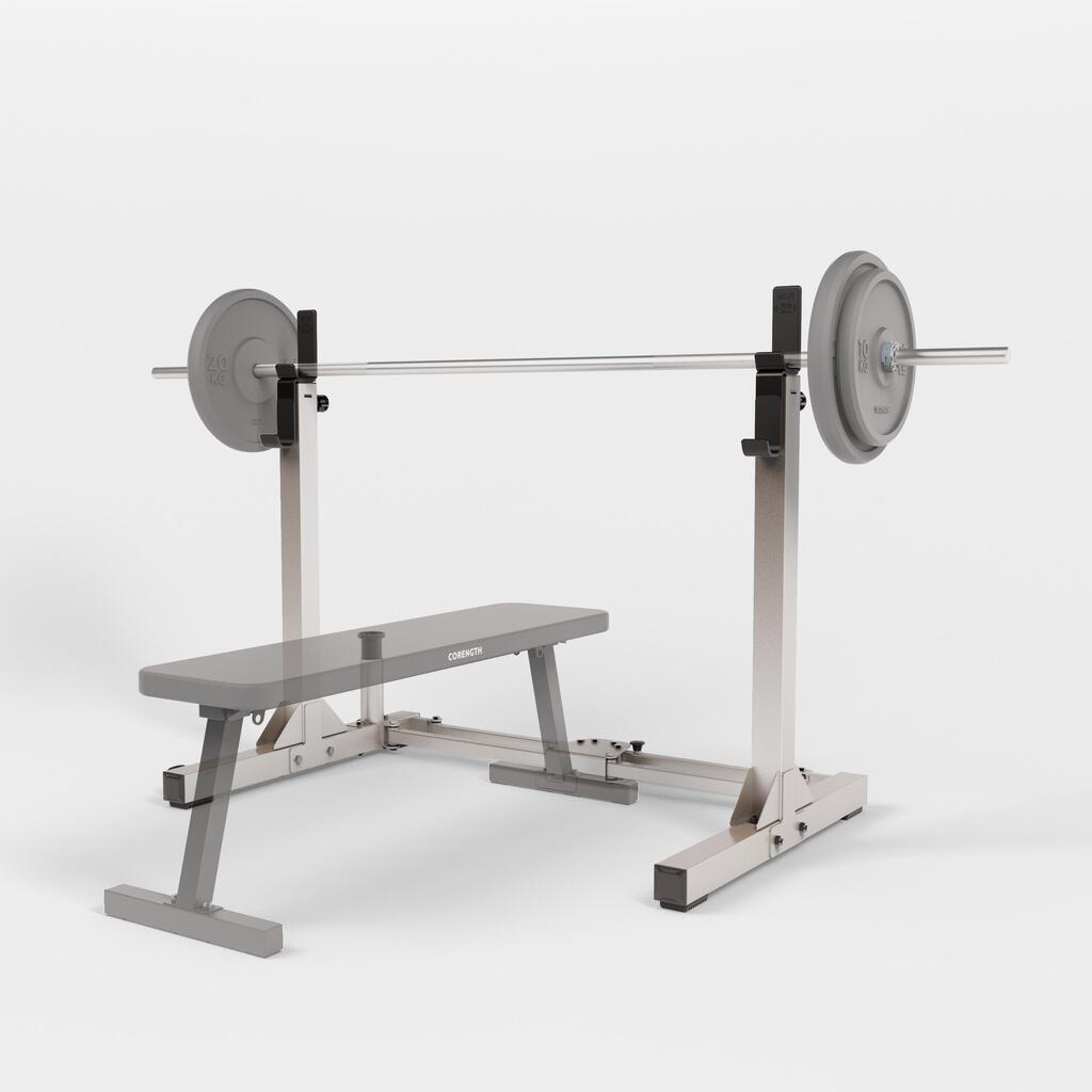 Sklopivi stalak za vežbanje tegovima (120 kg)