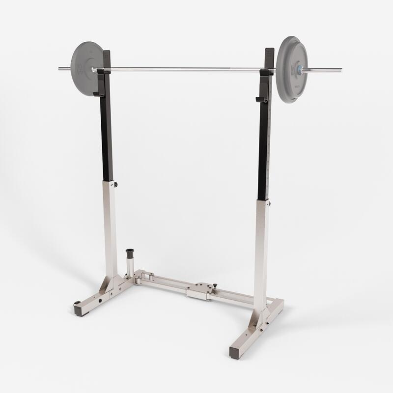 Rack de musculation 120 kg pliable en 2 sec et ultra-compact