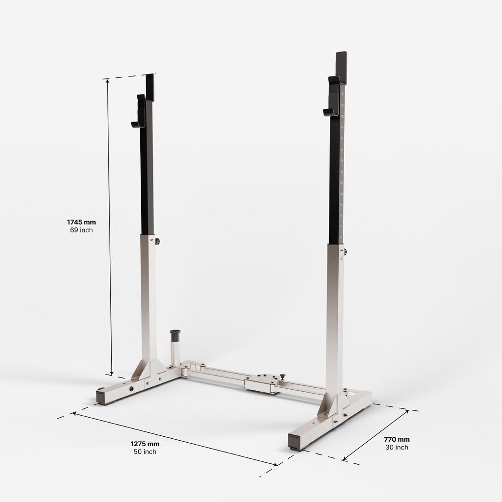 Ultra-Compact 2-Second Fold-Down Weight Training Rack 120 kg