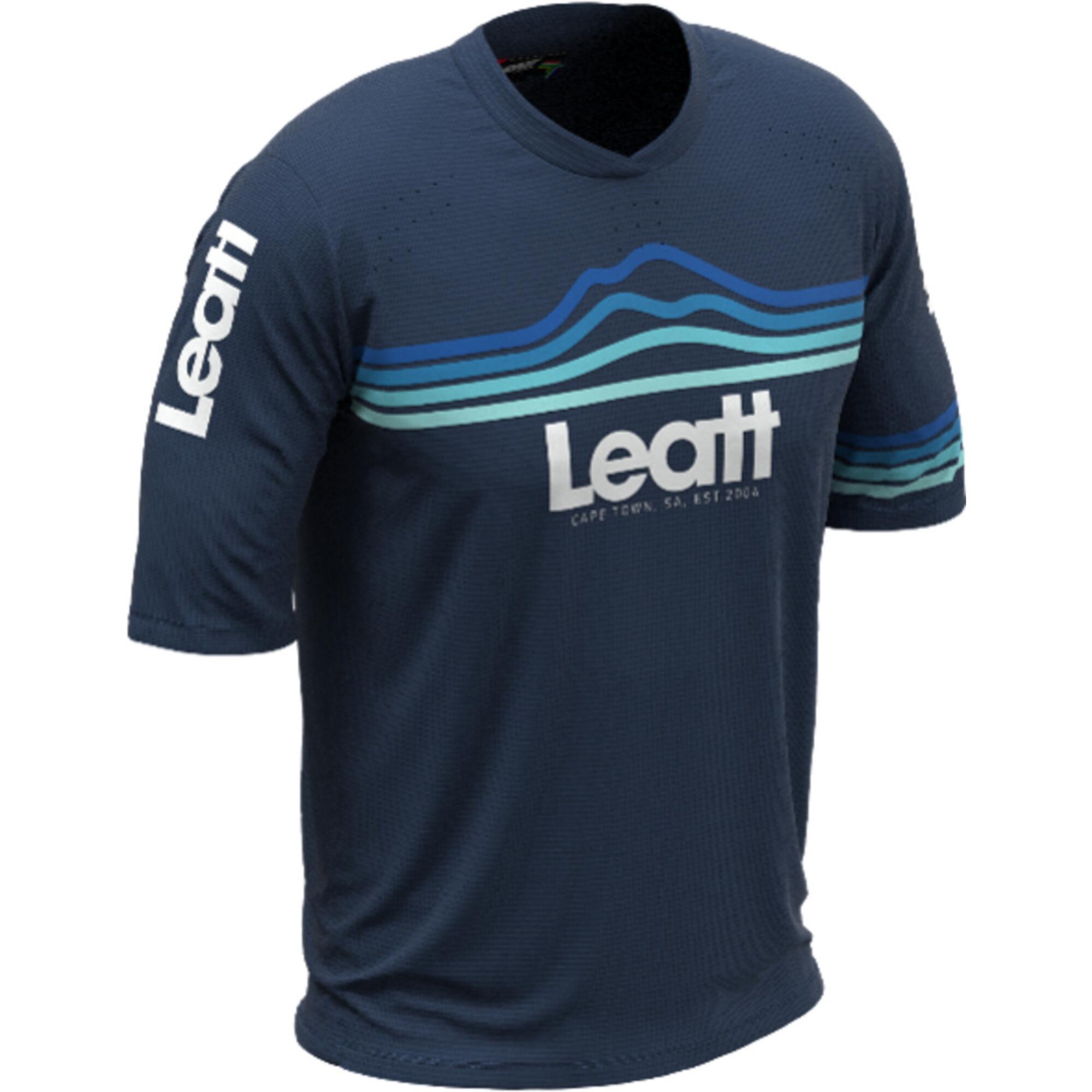 T shirt VTT Enfant Leatt MTB enduro 3.0 Bleu LEATT Decathlon