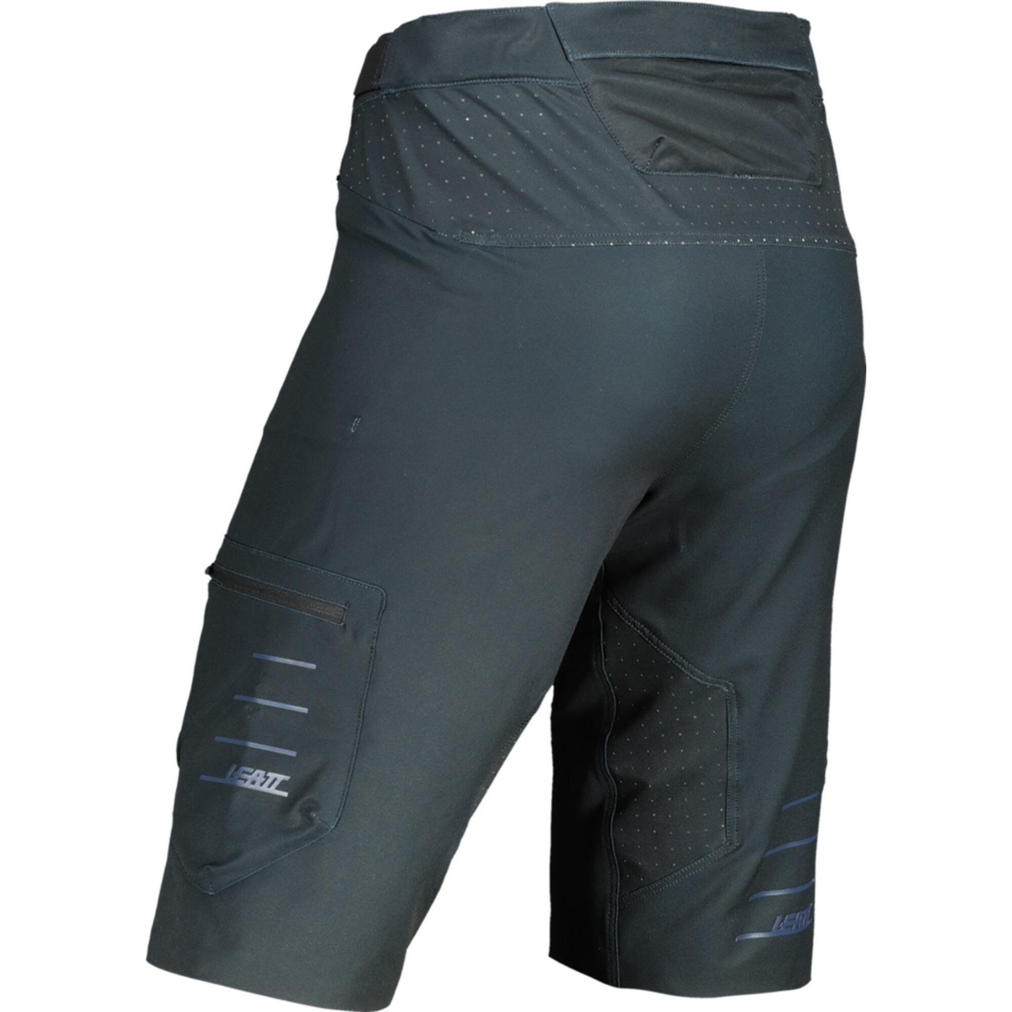 Kids' Mountain Bike Shorts Leatt All-MTN 2.0 S - Grey 3/4
