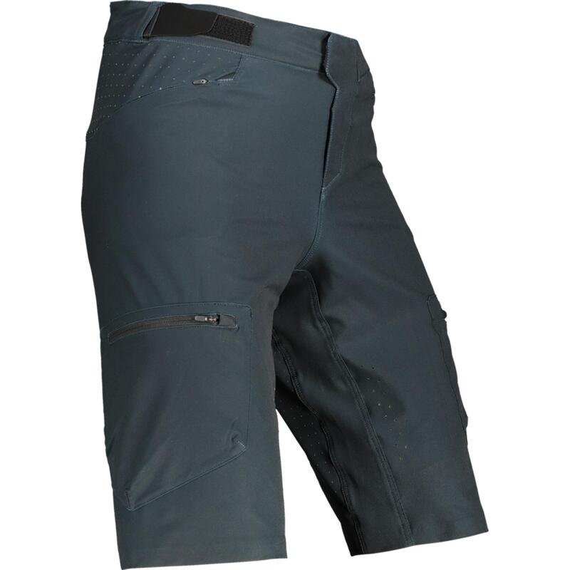 Radhose kurz MTB All Mountain 2.0 Kinder grau