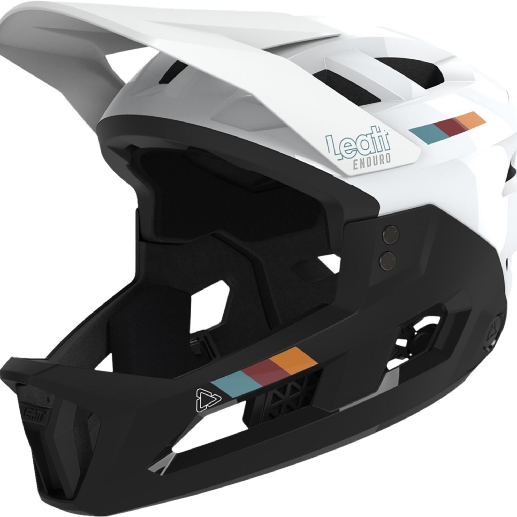 Casque VTT Adulte - Leatt MTB Enduro 2.0 Noir / Blanc 3/5