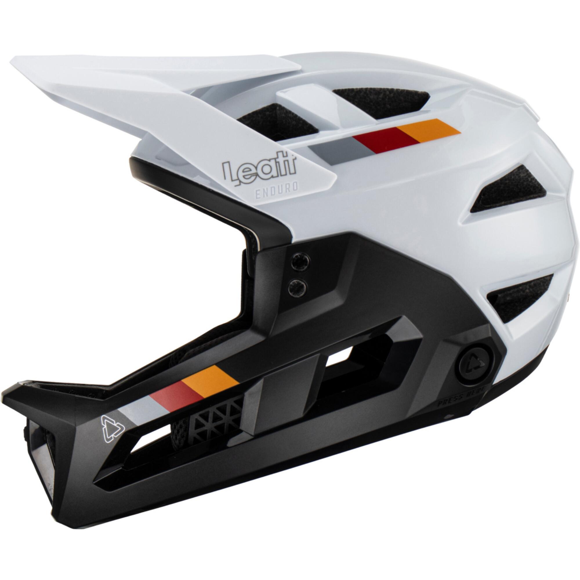 Casque VTT Adulte - Leatt MTB Enduro 2.0 Noir / Blanc 4/5