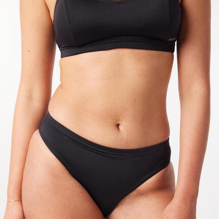 Bas de maillot de bain menstruel culotte Femme - SMOON Héléades noir