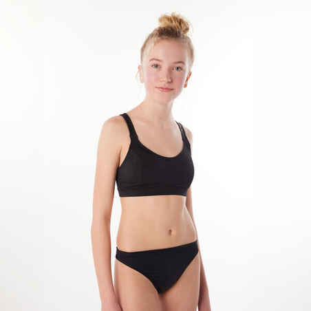 Girl's menstrual swimsuit bottoms - SMOON Heliades black