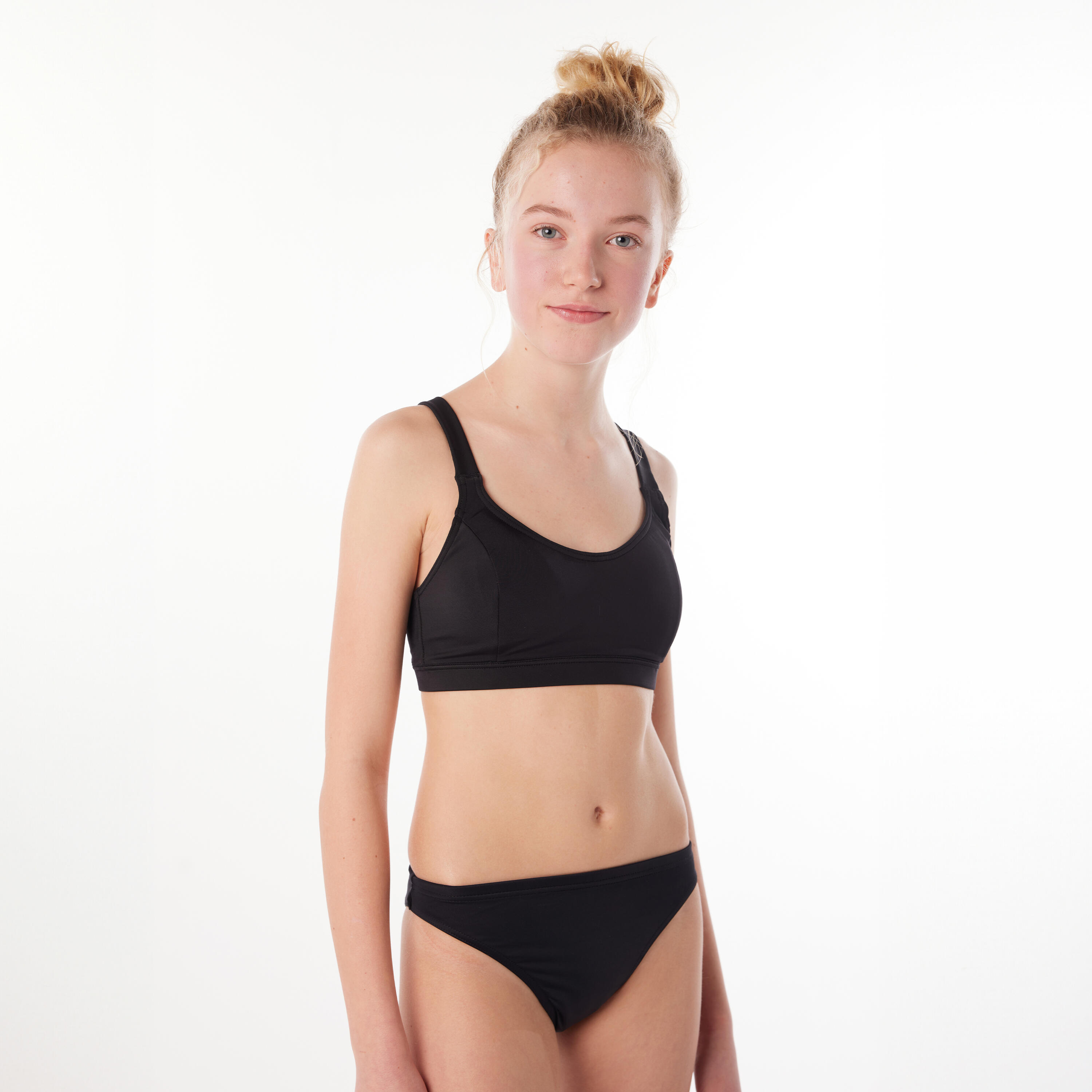 Slip mestruale ragazza SMOON nero 8/14