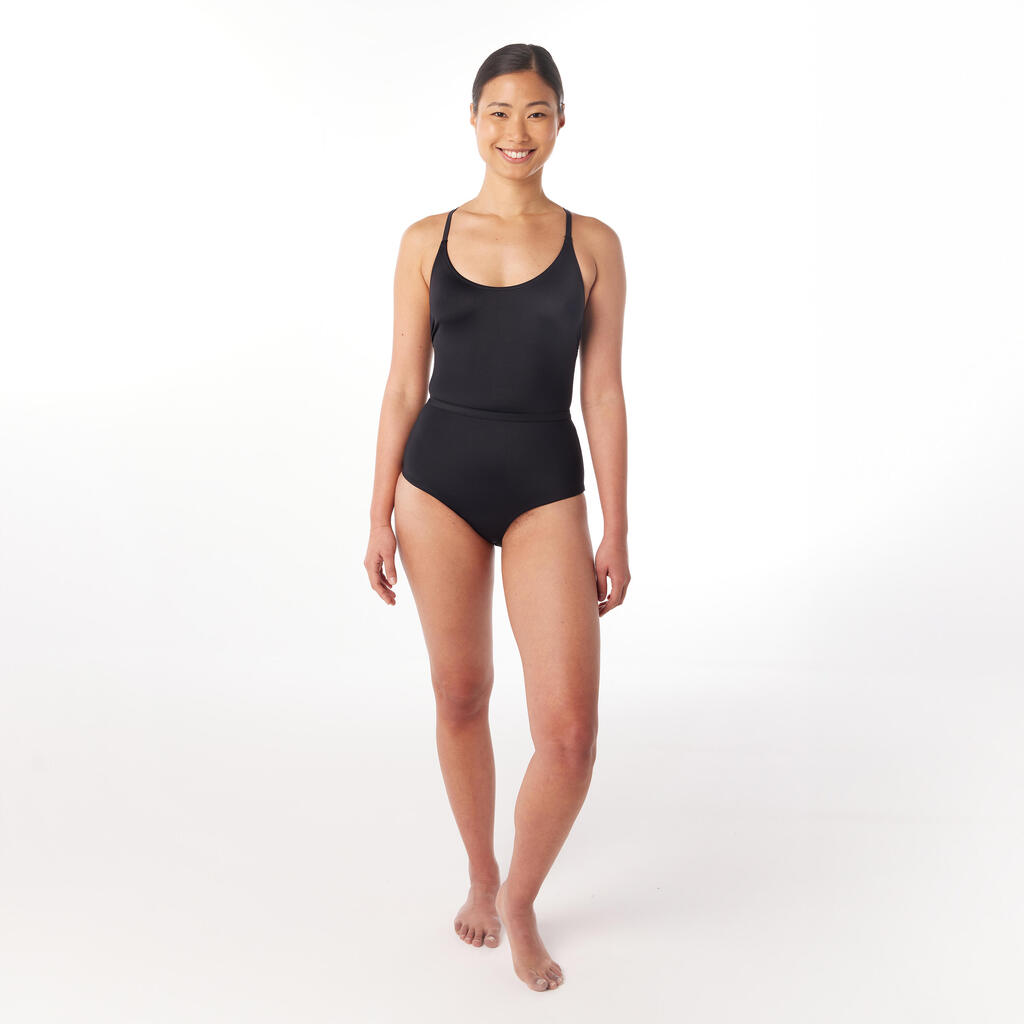 Dámske jednodielne menštruačné plavky SMOON Thetys čierne