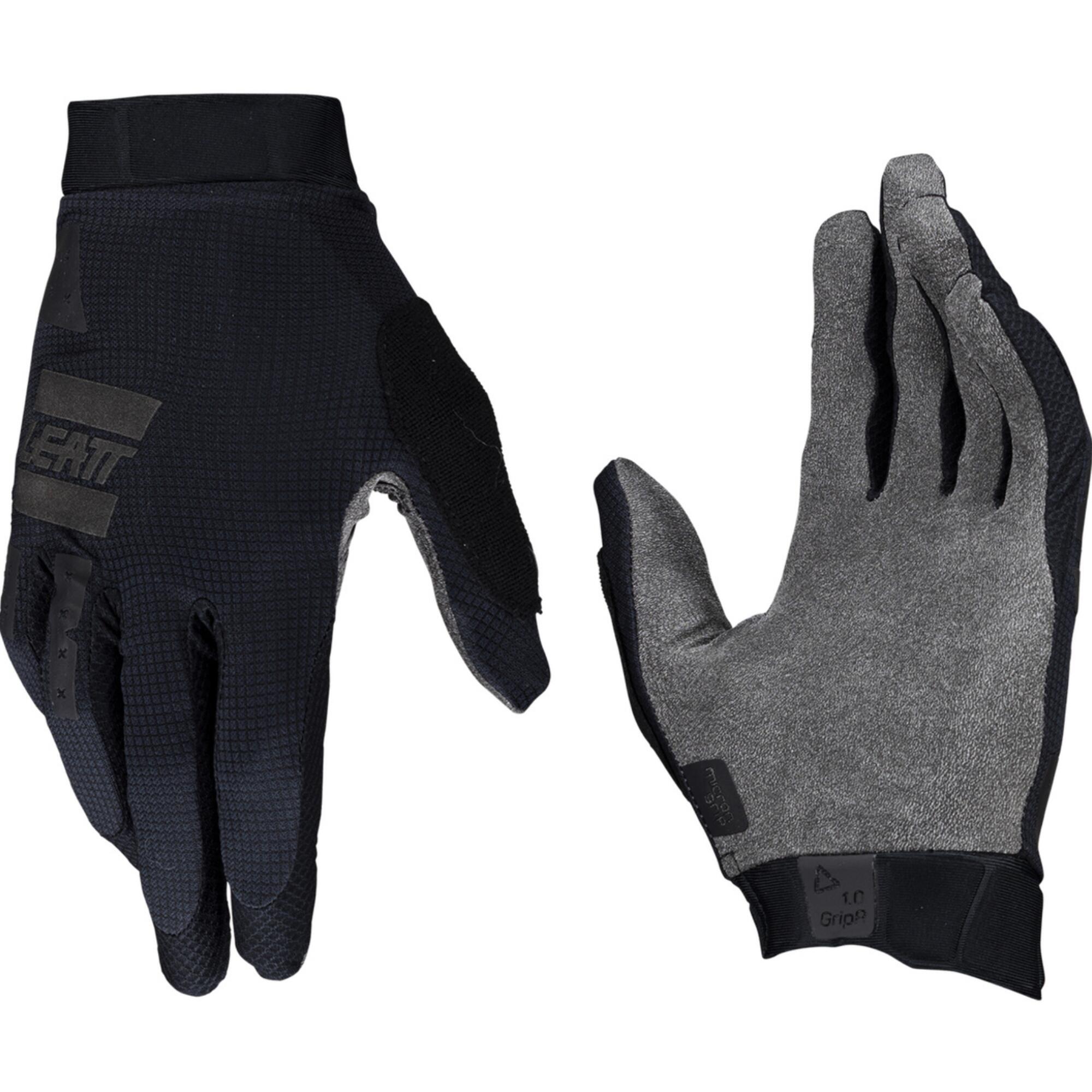 Kids' Mountain Bike Gloves Leatt 1.0 - Black 2/2