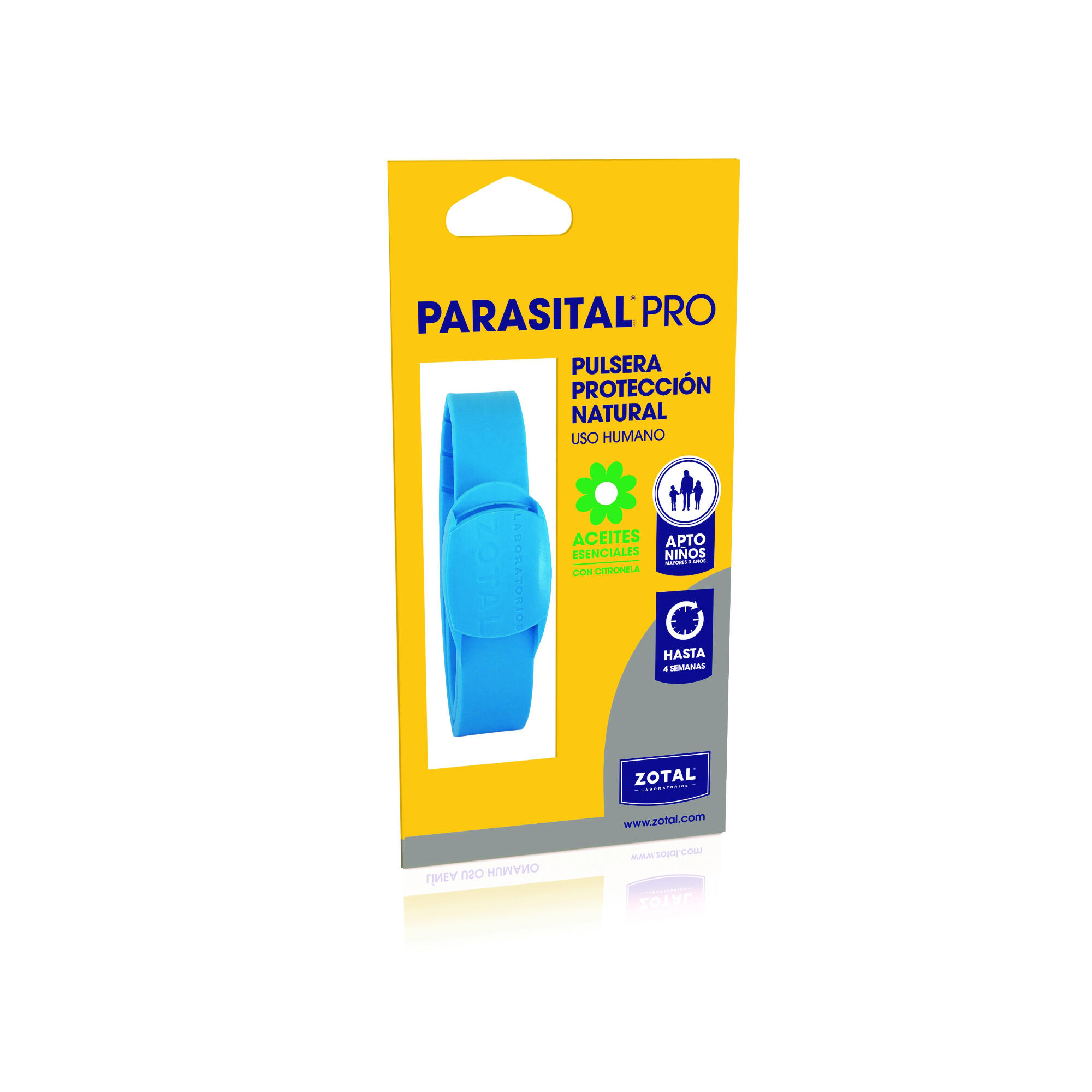 ZOTAL LABORATORIOS Pulsera antimosquitos hasta 4 semanas Zotal Parasital PRO