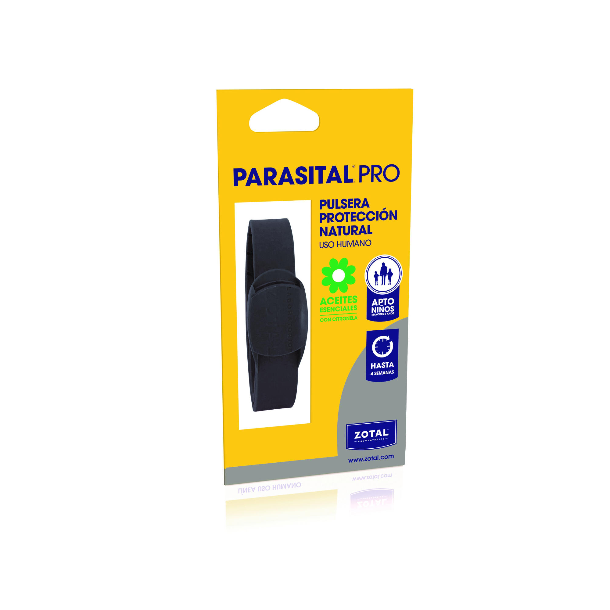 ZOTAL LABORATORIOS Pulsera antimosquitos hasta 4 semanas Zotal Parasital Pro