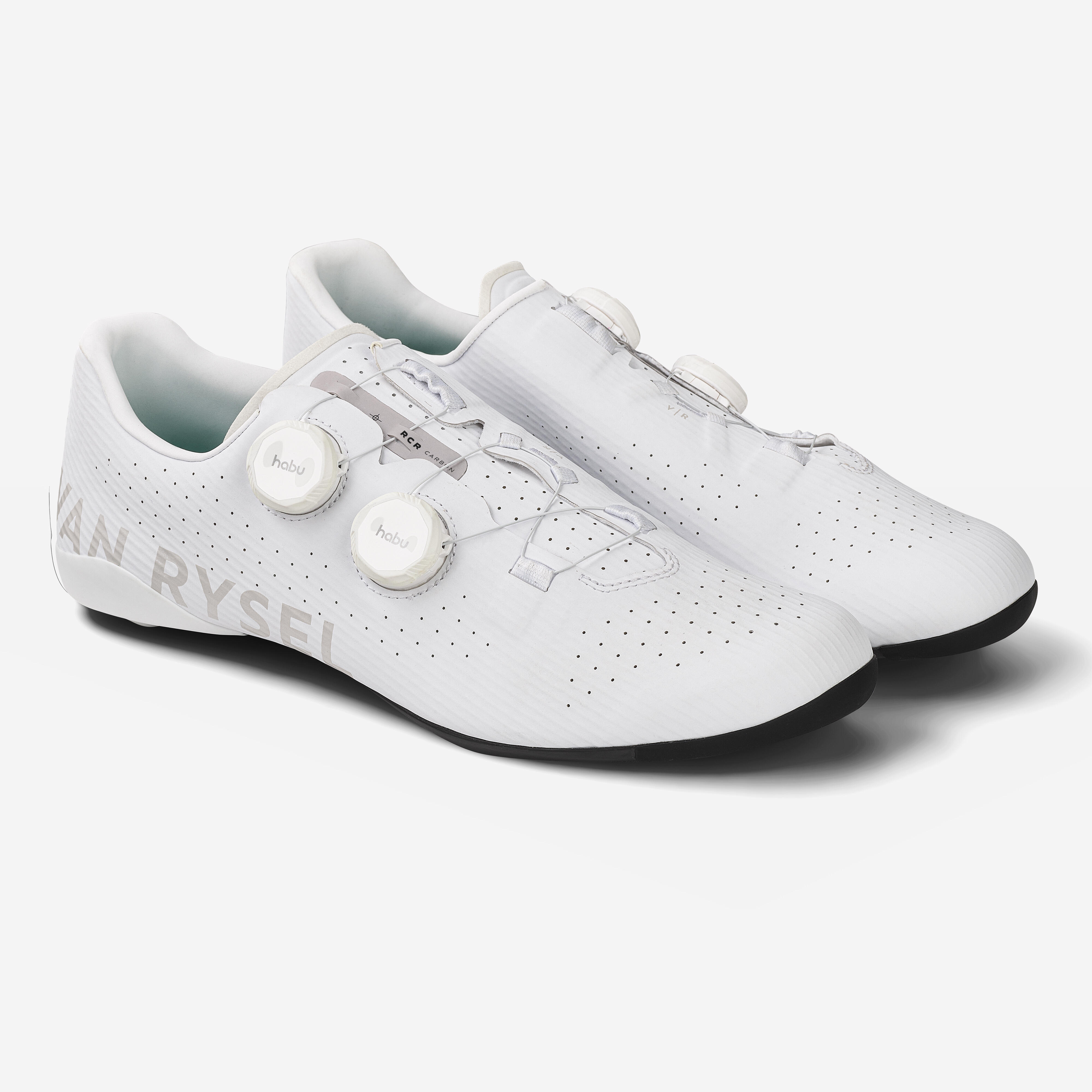 Van Rysel RCR road cycling shoes white